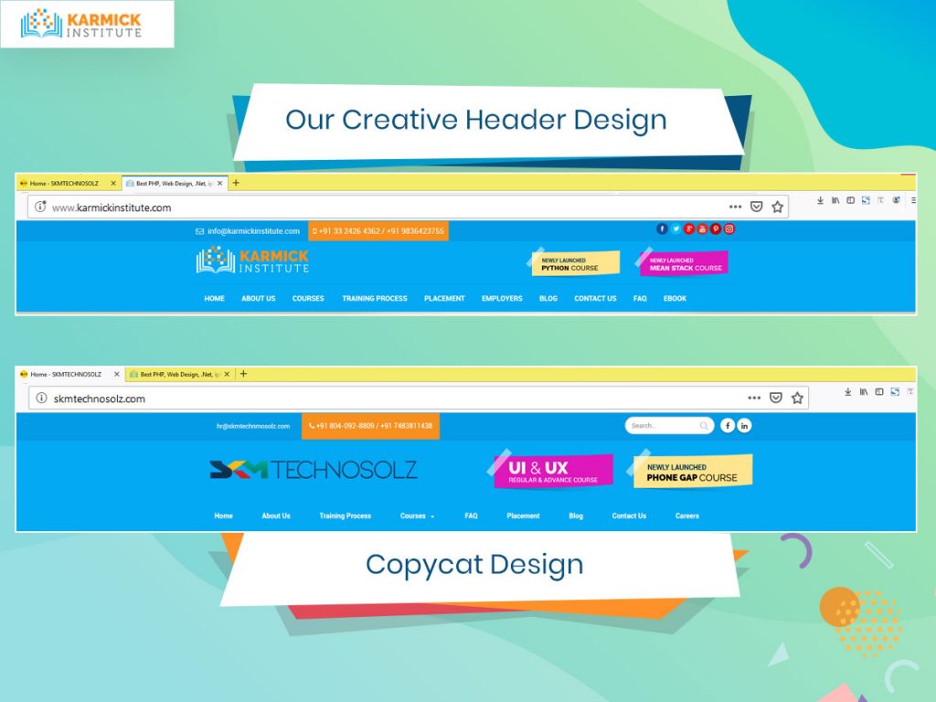 Duplicate Header Slider